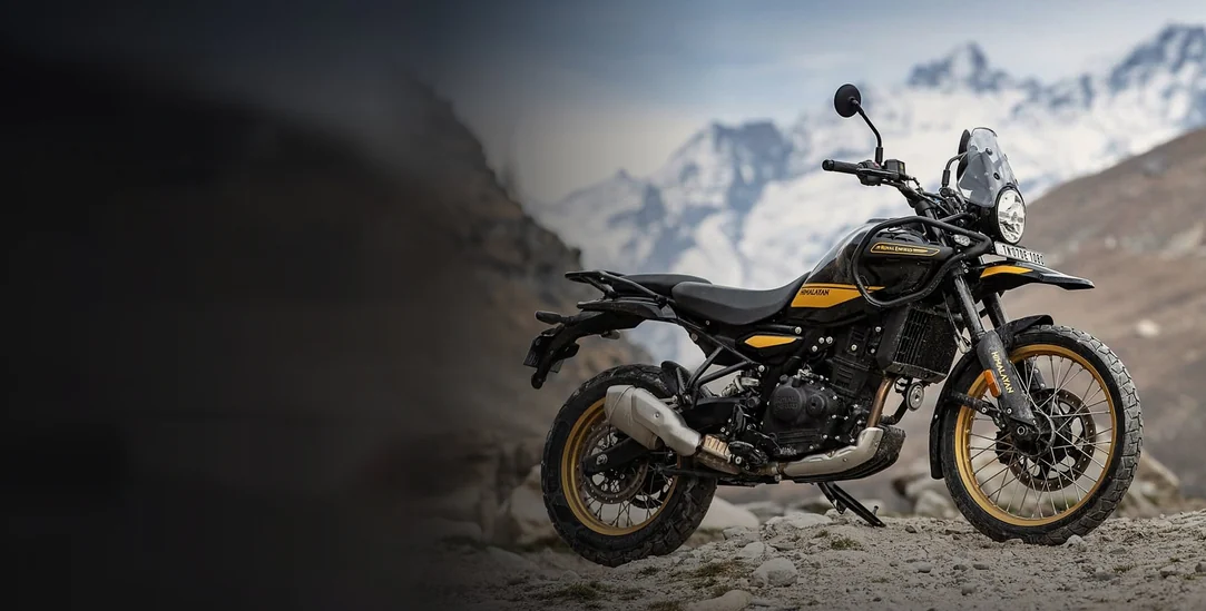 Royal Enfield Himalayan in the mountains